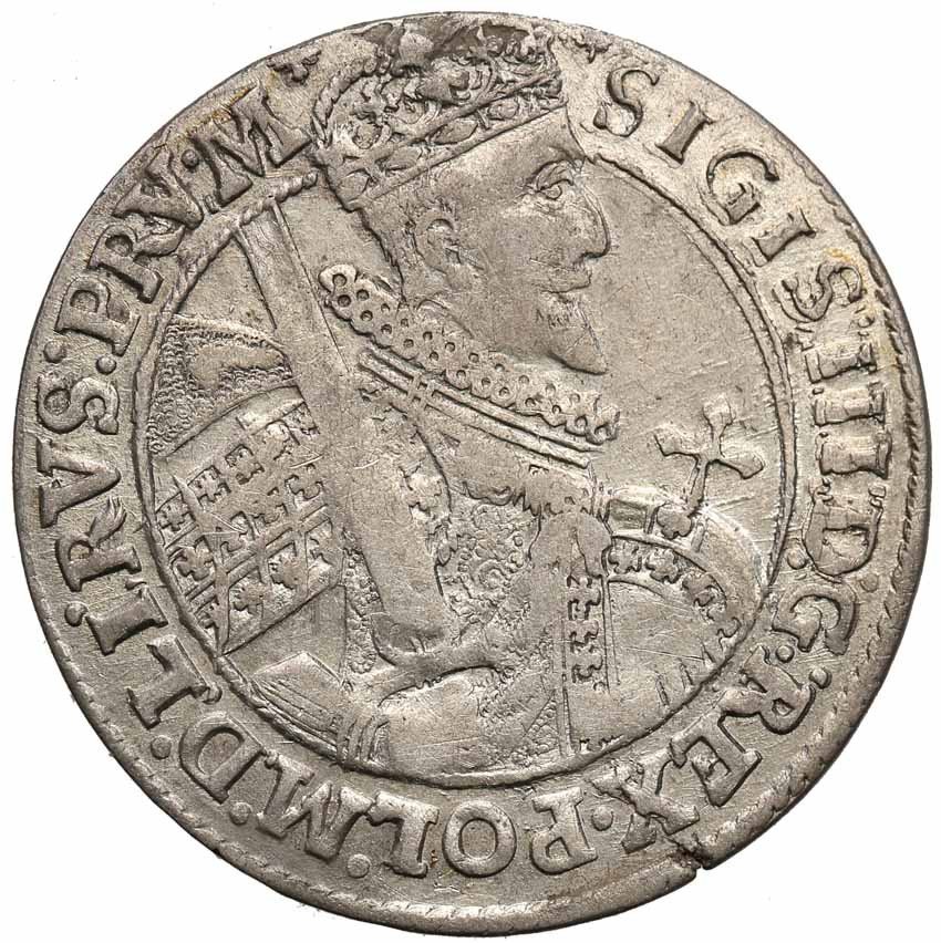 Zygmunt III Waza. Ort  (18 groszy) 1621 Bydgoszcz
